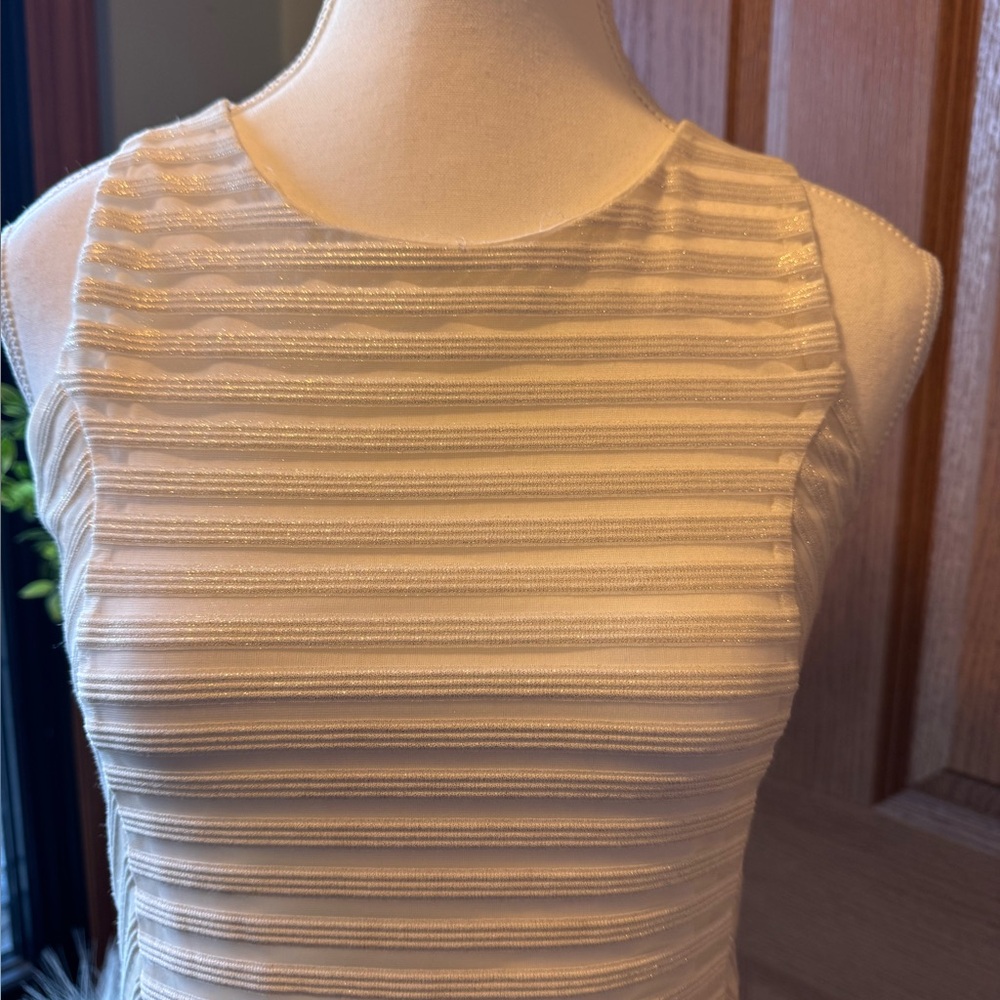 Tommy Hilfiger White Sleeveless Mini Dress Womens Size 12/14 EUC - Picture 2 of 16